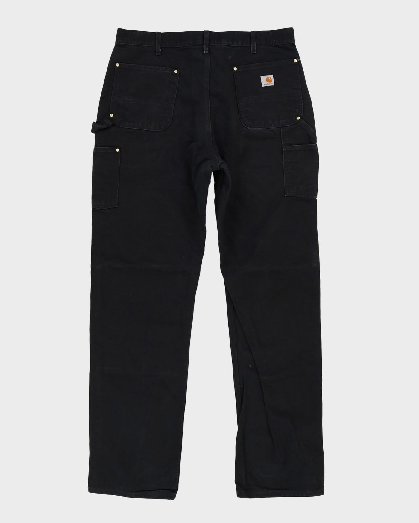 Carhartt Black Double Knee Workwear Jeans - W38 L35