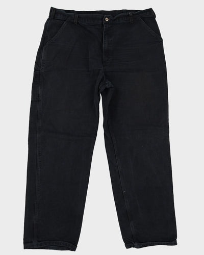 Carhartt Black Double Knee Workwear Jeans - W40 L31