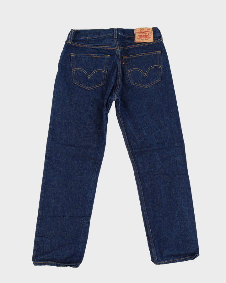 Levi's 501 Dark Blue Jeans - W32 L29
