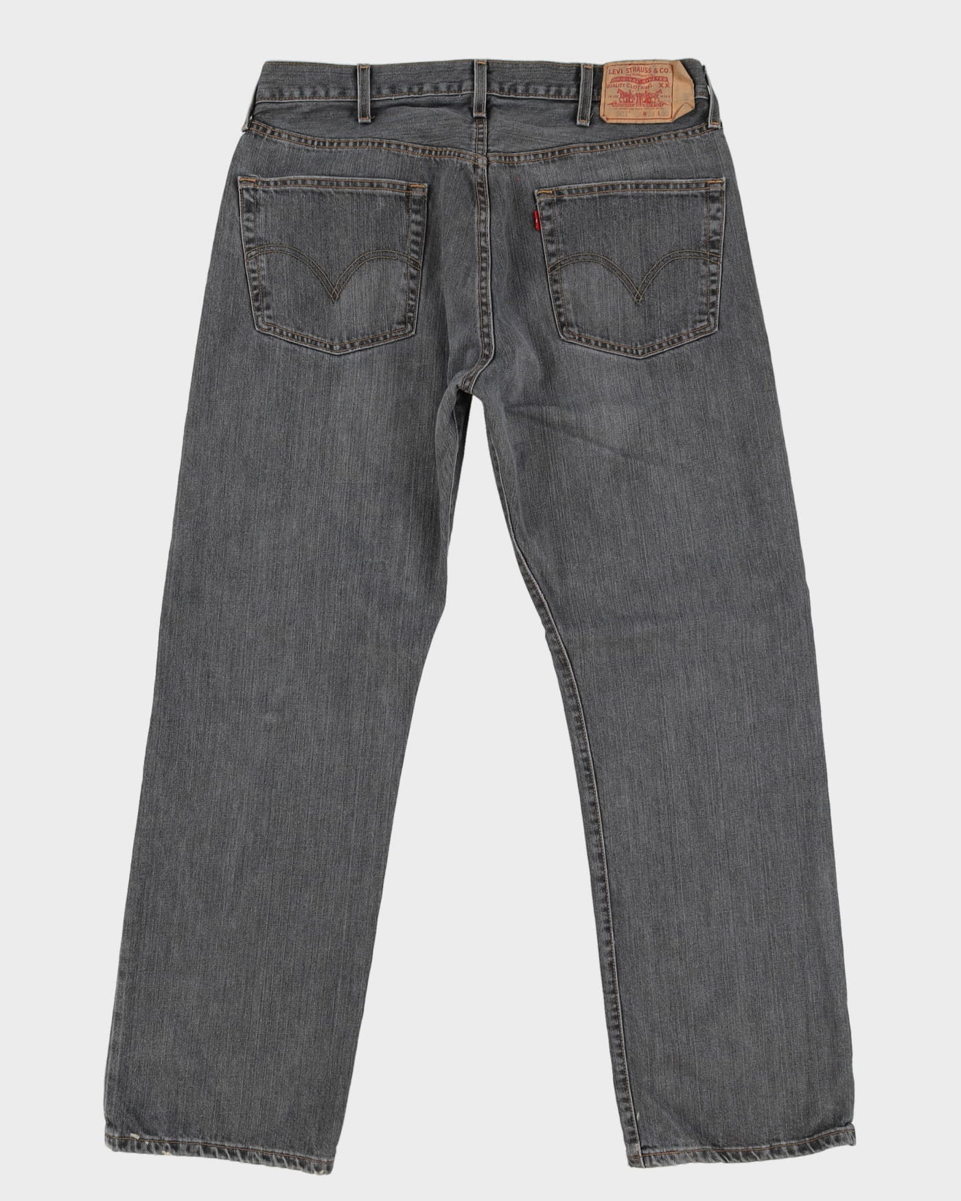 Levi's 501 Grey Dark Wash Jeans - W36 L32