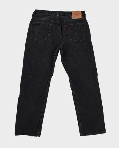 Vintage 90s Levi's 501 Grey Dark Wash Jeans - W34 L30