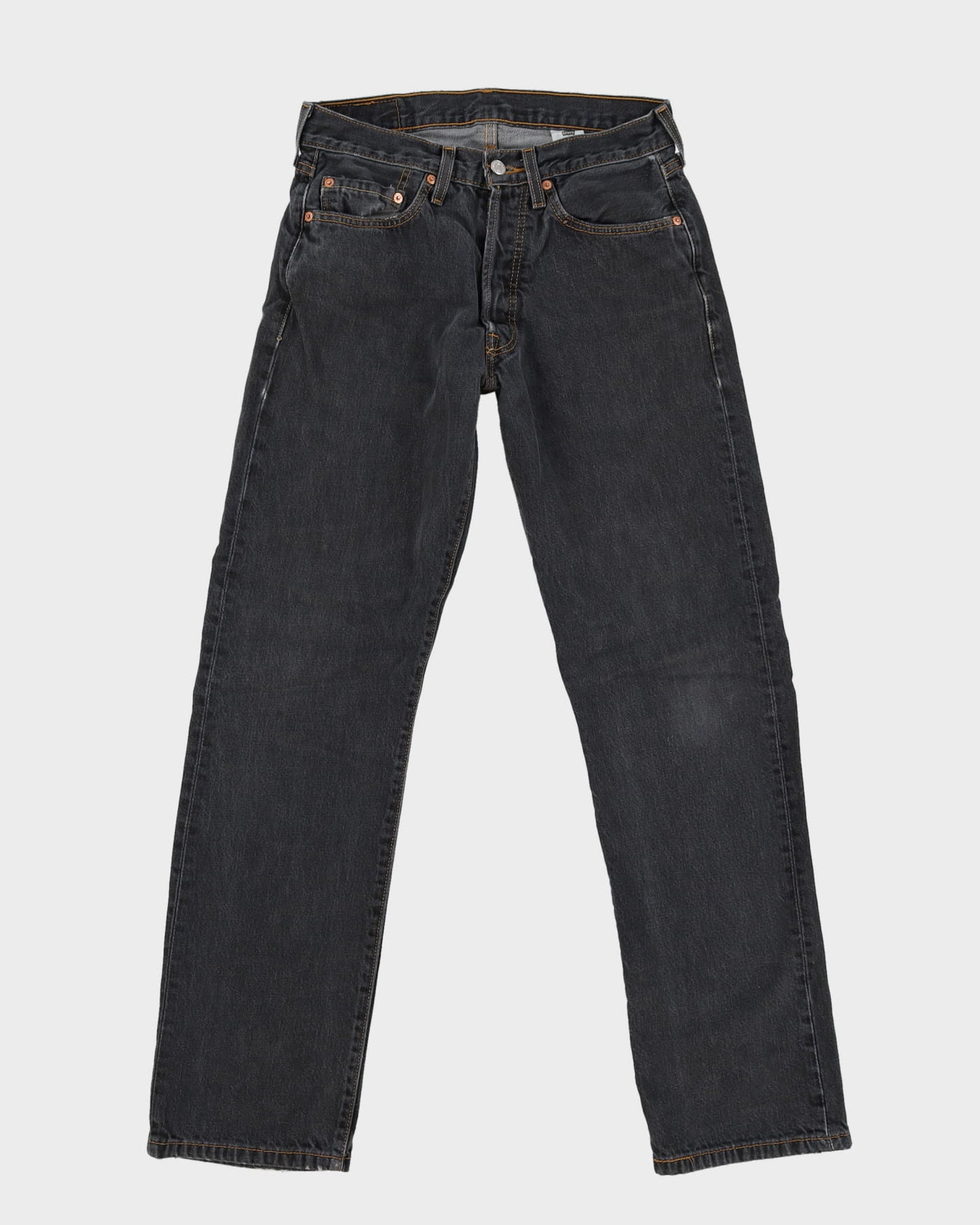 Vintage 90s Levi's 501 Grey Dark Wash Jeans - W30 L32