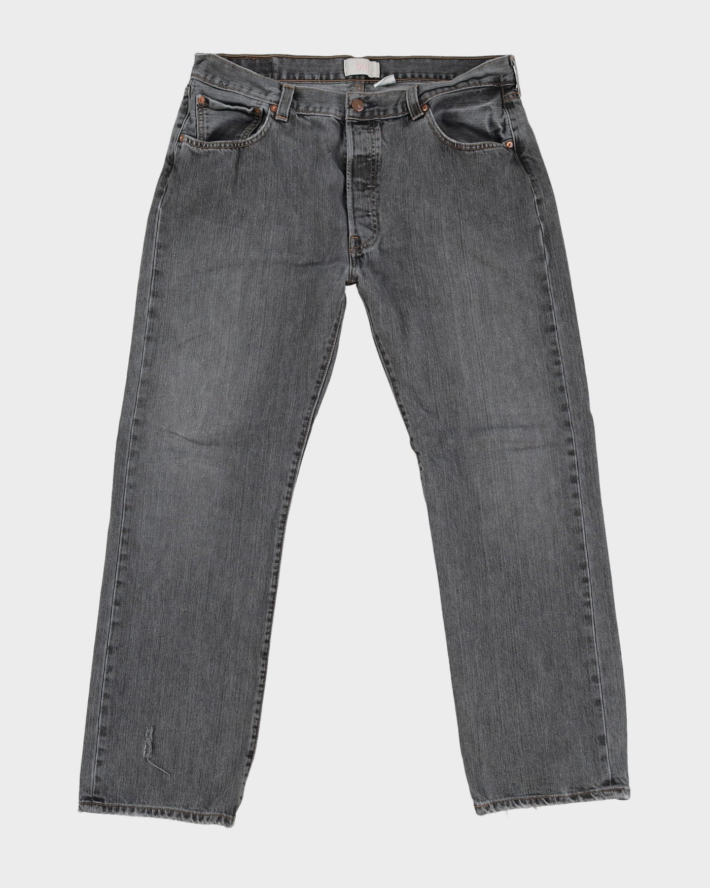 Vintage 90s Levi's 501 Grey Dark Wash Jeans - W36 L30