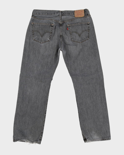 Vintage 90s Levi's 501 Grey Dark Wash Jeans - W36 L30