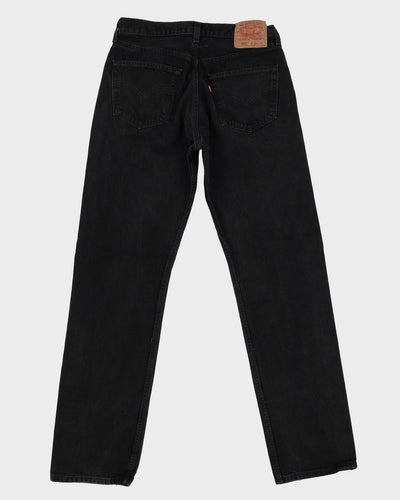Vintage 90s Levi's 501 Black Dark Wash Jeans - W32 L34