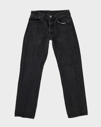 Vintage 90s Levi's 501 Black Dark Wash Jeans - W31 L31