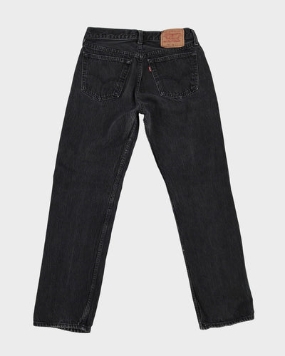 Vintage 90s Levi's 501 Black Dark Wash Jeans - W31 L31