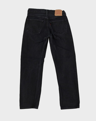 Vintage 90s Levi's 501 Black Dark Wash Jeans - W31 L29