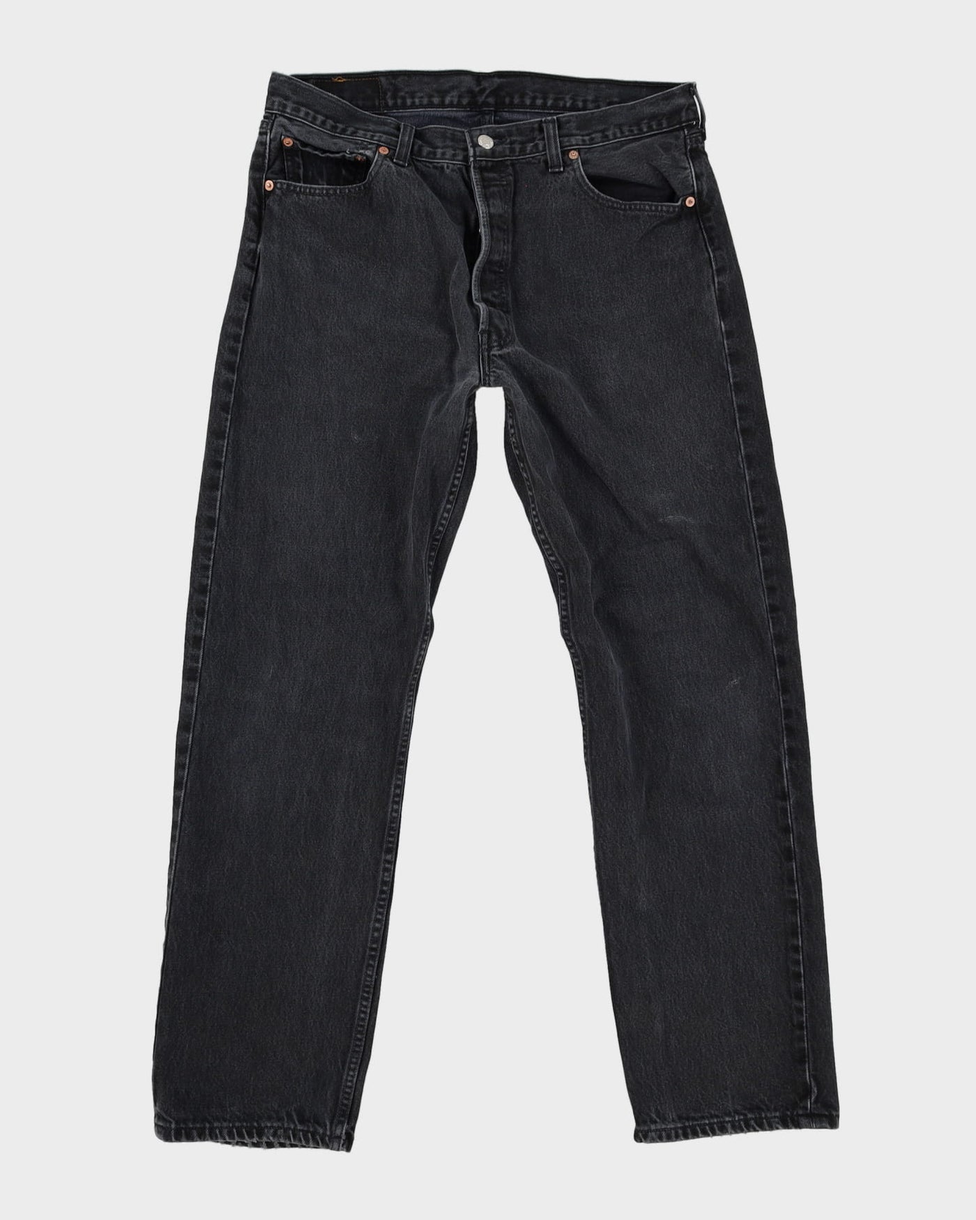 Vintage 90s Levi's 501 Black Dark Wash Jeans - W34 L31
