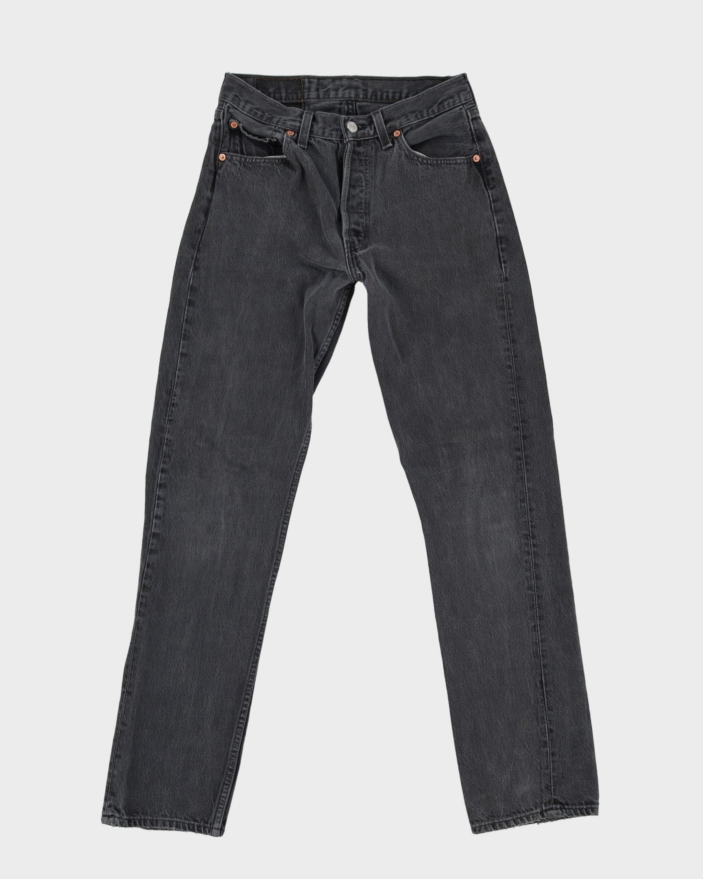 Vintage 80s Levi's 501 Faded Grey Jeans - W28 L32