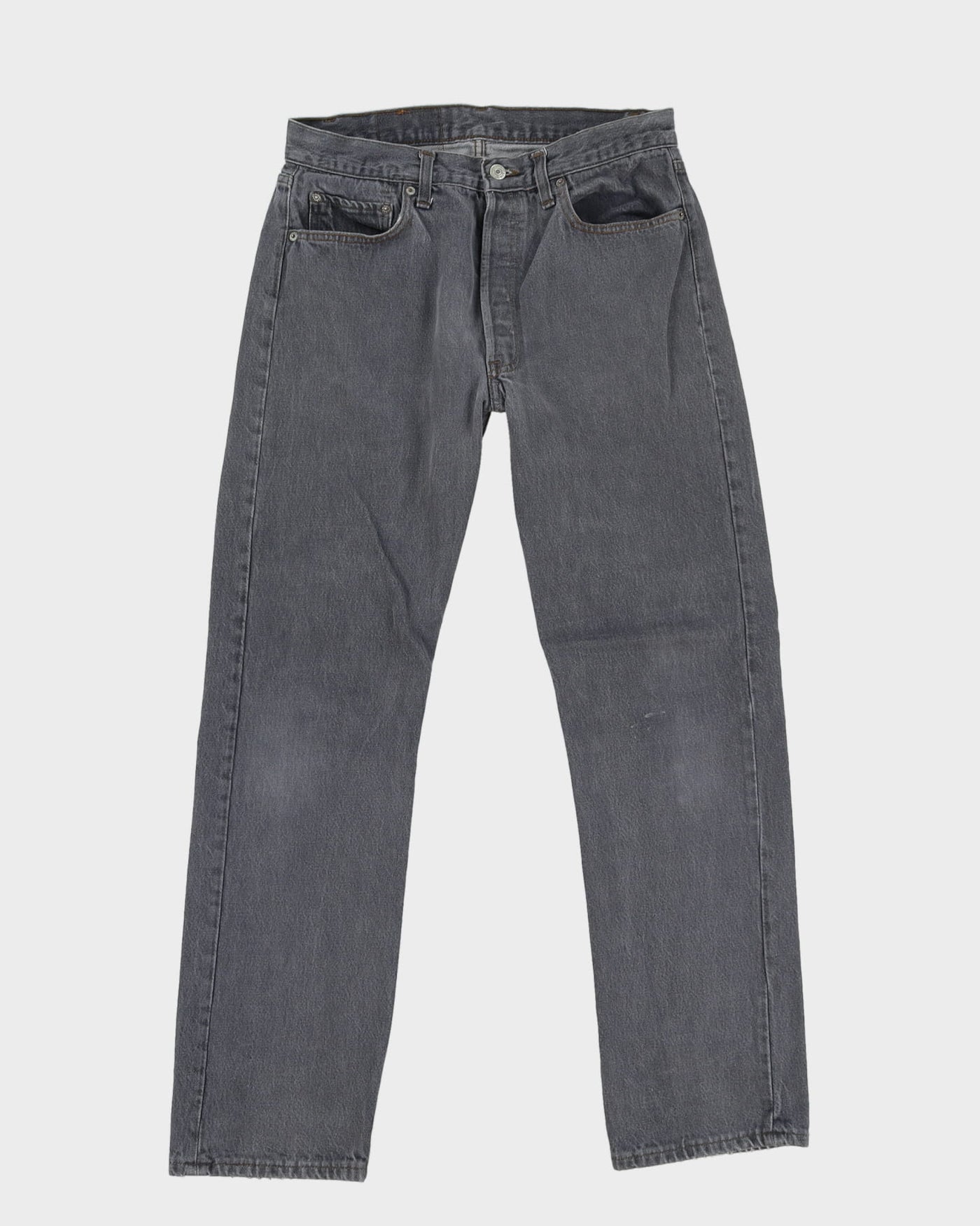 Vintage 80s Levi's 501 Faded Grey Jeans - W32 L31