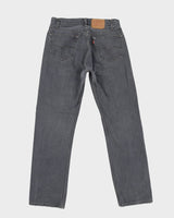 Vintage 80s Levi's 501 Faded Grey Jeans - W32 L31