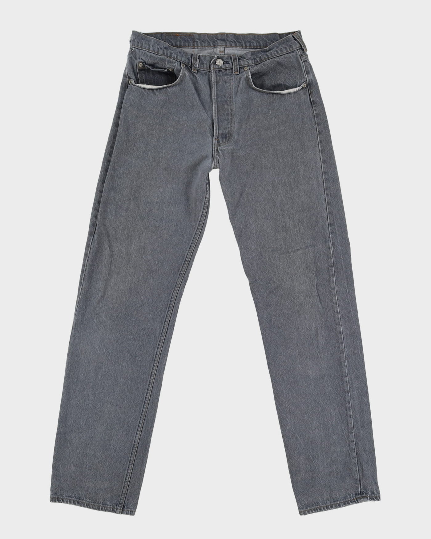 Vintage 90s Levi's 501 Faded Grey Jeans - W32 L33