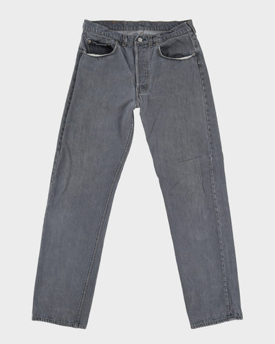 Vintage 90s Levi's 501 Faded Grey Jeans - W32 L33