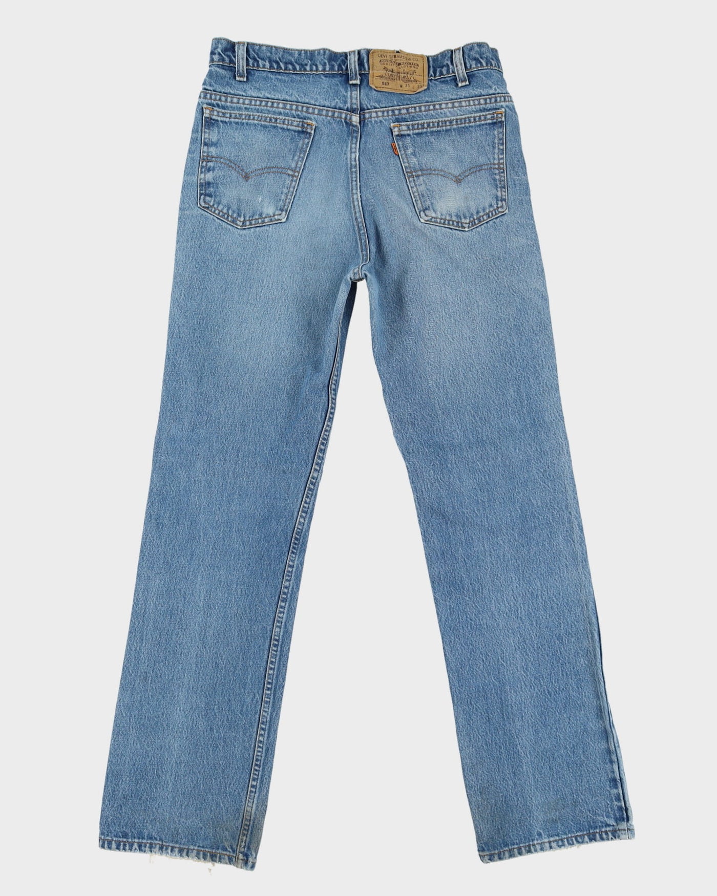 Vintage 80s Levi's 517 Orange Tab Blue Jeans - W33 L33