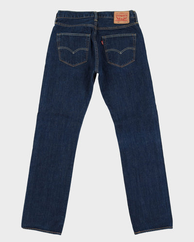 Levi's 501 Blue Dark Wash Jeans - W32 L33