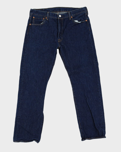 Levi's 501 Blue Dark Wash Jeans - W36 L32