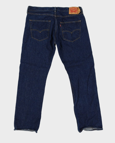 Levi's 501 Blue Dark Wash Jeans - W36 L32