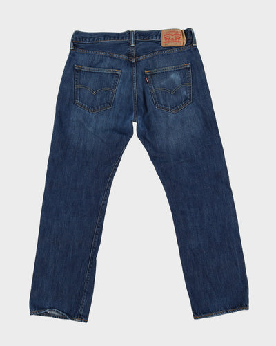Levi's 501 Blue Dark Wash Jeans - W34 L30