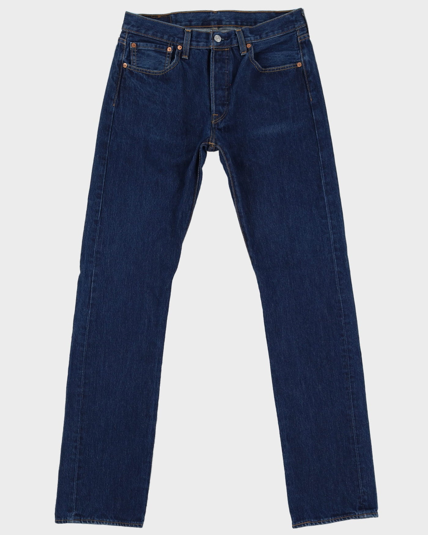 Vintage 90s Levi's 501 Blue Dark Wash Jeans - W32 L36