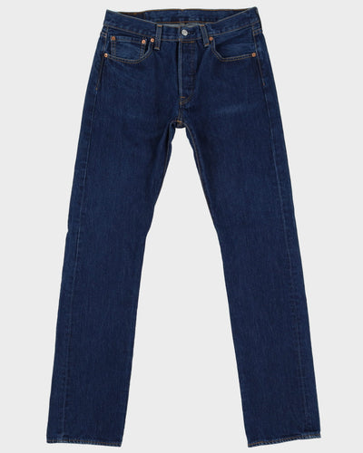 Vintage 90s Levi's 501 Blue Dark Wash Jeans - W32 L36