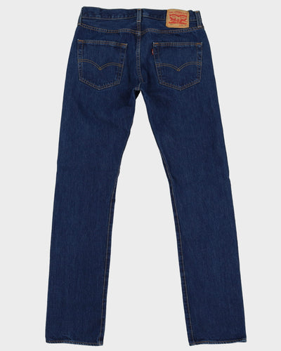 Vintage 90s Levi's 501 Blue Dark Wash Jeans - W32 L36