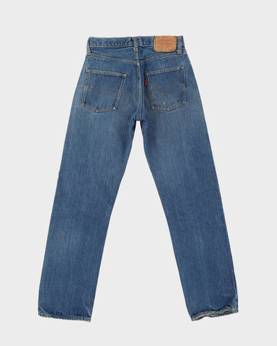 Vintage 80s Levi's 501 Blue Dark Wash Jeans - W27 L29