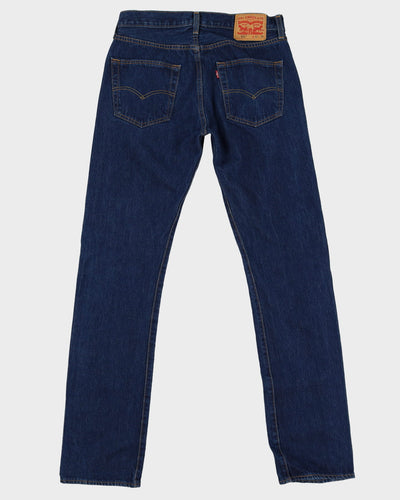 Levi's 501 Blue Dark Wash Jeans - W32 L35