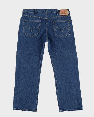 Levi's 501 Blue Dark Wash Jeans - W40 L30