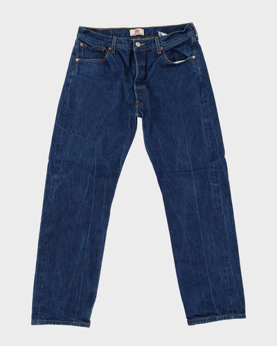 Levi's 501 Blue Dark Wash Jeans - W34 L31