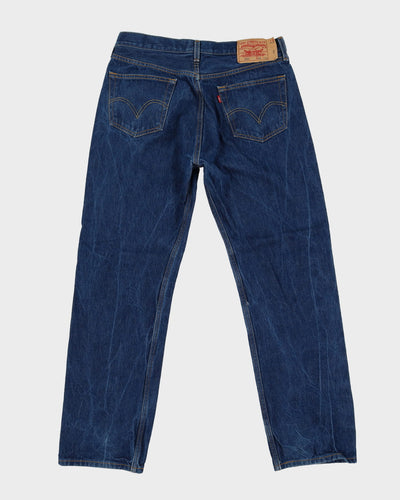 Levi's 501 Blue Dark Wash Jeans - W34 L31