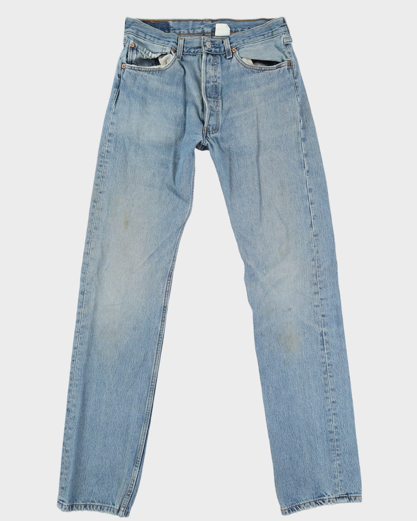 Vintage 80s Levi's 501 Blue Light Wash Jeans - W32 L35