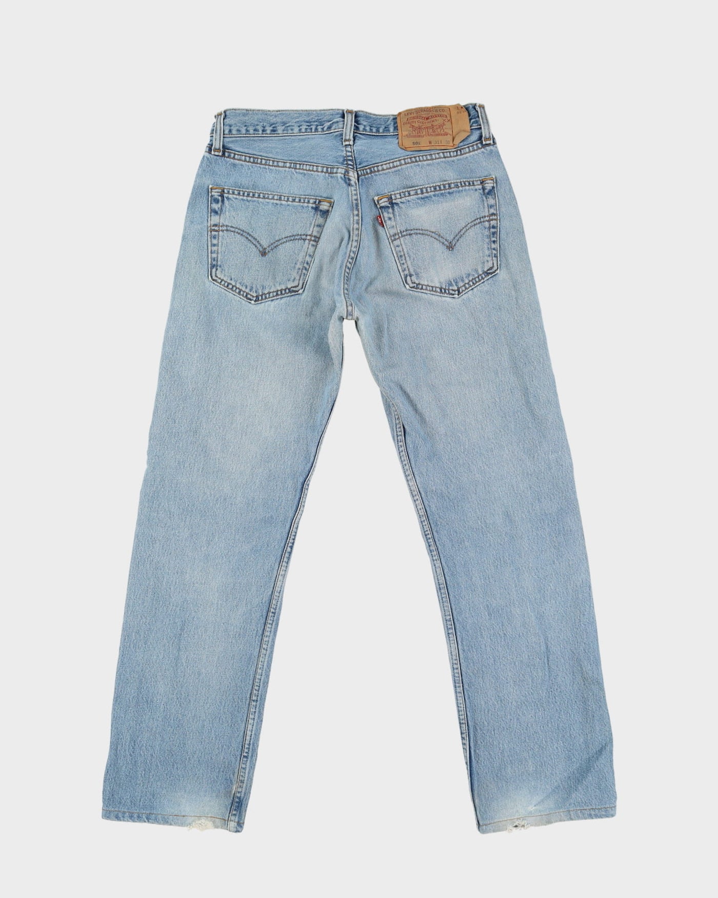 Vintage 90s Levi's 501 Blue Light Wash Jeans - W30 L28