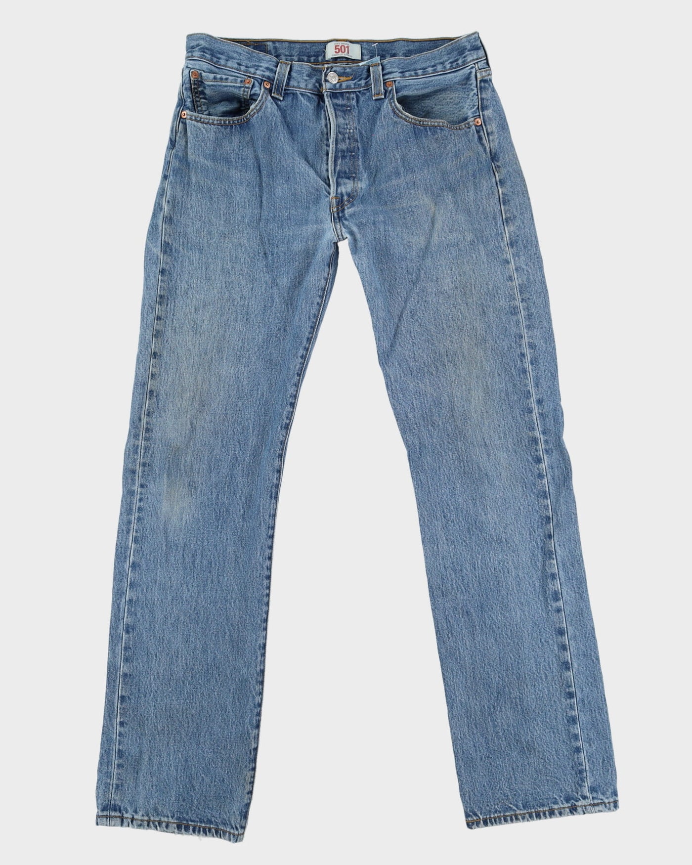 Levi's 501 Blue Light Wash Jeans - W34 L34