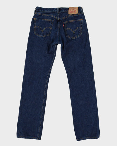 Levi's 501 Dark Wash Blue Jeans - W32 L34