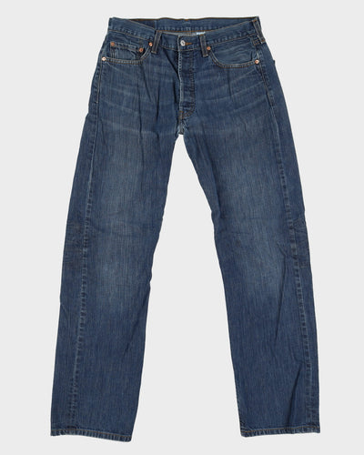 Vintage 90s Levi's 501 Dark Wash Blue Jeans - W32 L33