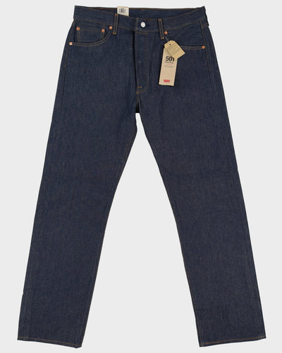 Deadstock With Tags Levi's 501 Dark Wash Blue Jeans - W35 L33