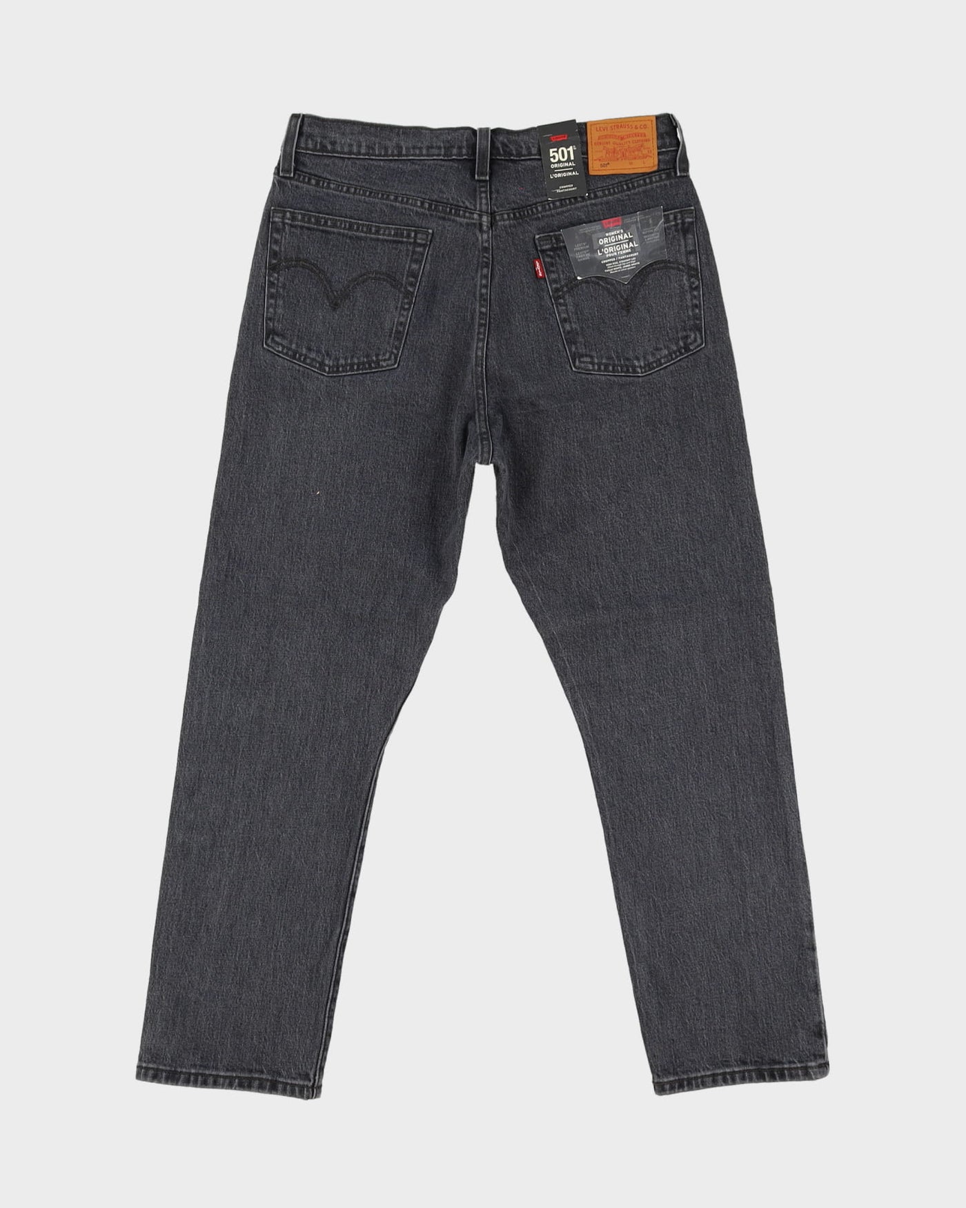 Deadstock With Tags Levi's 501 Big E Dark Wash Black Jeans - W30 L26