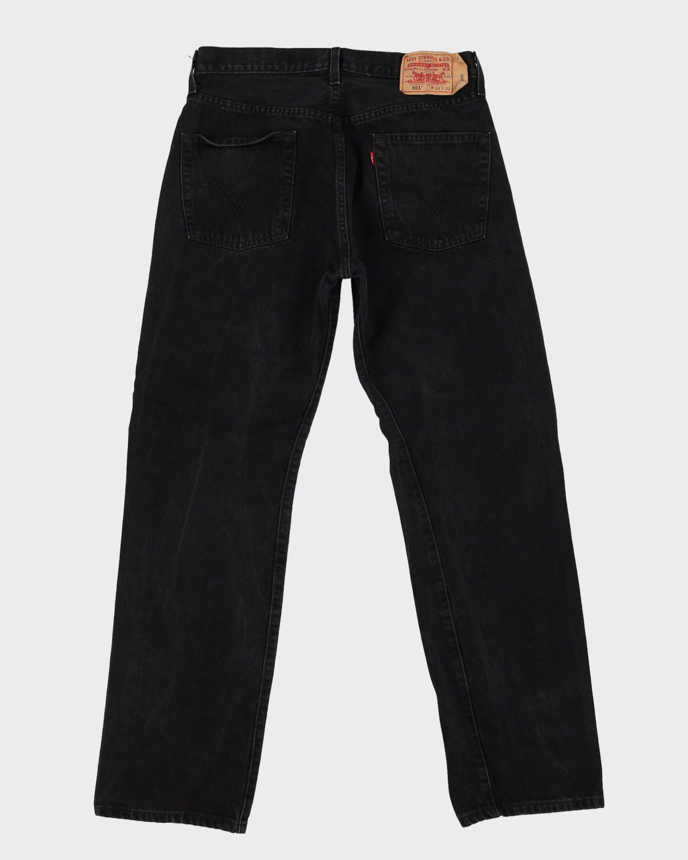 Levi's 501 Dark Wash Black Jeans - W32 L32