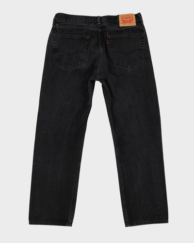 Levi's 501 Dark Wash Black Jeans - W35 L30