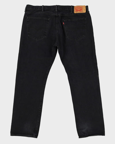 Levi's 501 Dark Wash Black Jeans - W42 L32
