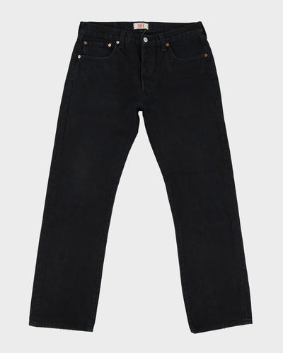 Levi's 501 Dark Wash Black Jeans - W34 L31