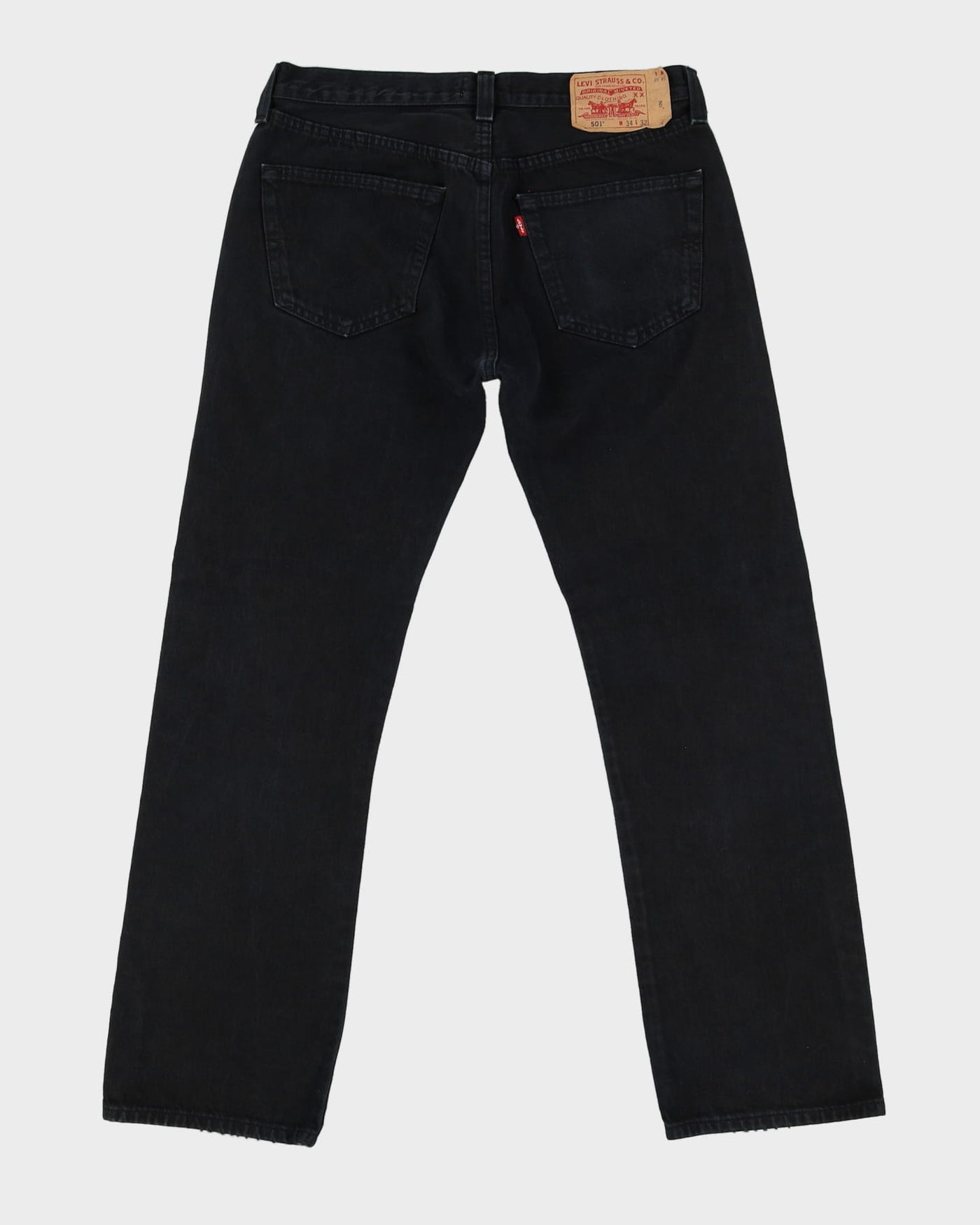 Levi's 501 Dark Wash Black Jeans - W34 L31