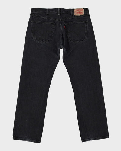 00s Levi's 501 Dark Wash Black Jeans - W36 L32