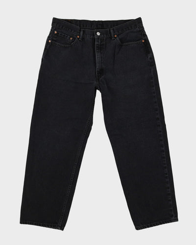Vintage 90s Levi's 550 Dark Wash Black Jeans - W36 L28