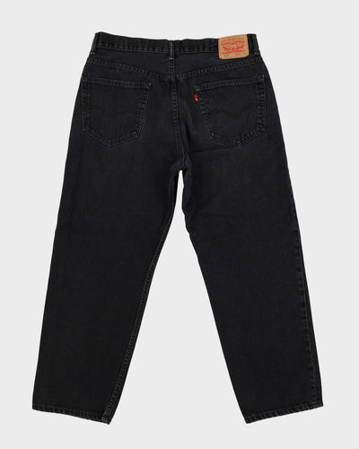 Vintage 90s Levi's 550 Dark Wash Black Jeans - W36 L28