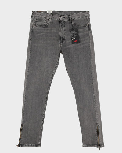 Vintage Deadstock With Tags Big E Levi's 510 Dark Wash Grey Jeans - W36 L31