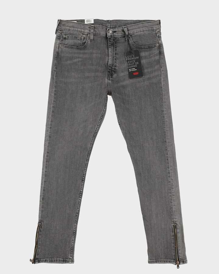 Vintage Deadstock With Tags Big E Levi's 510 Dark Wash Grey Jeans - W36 L31