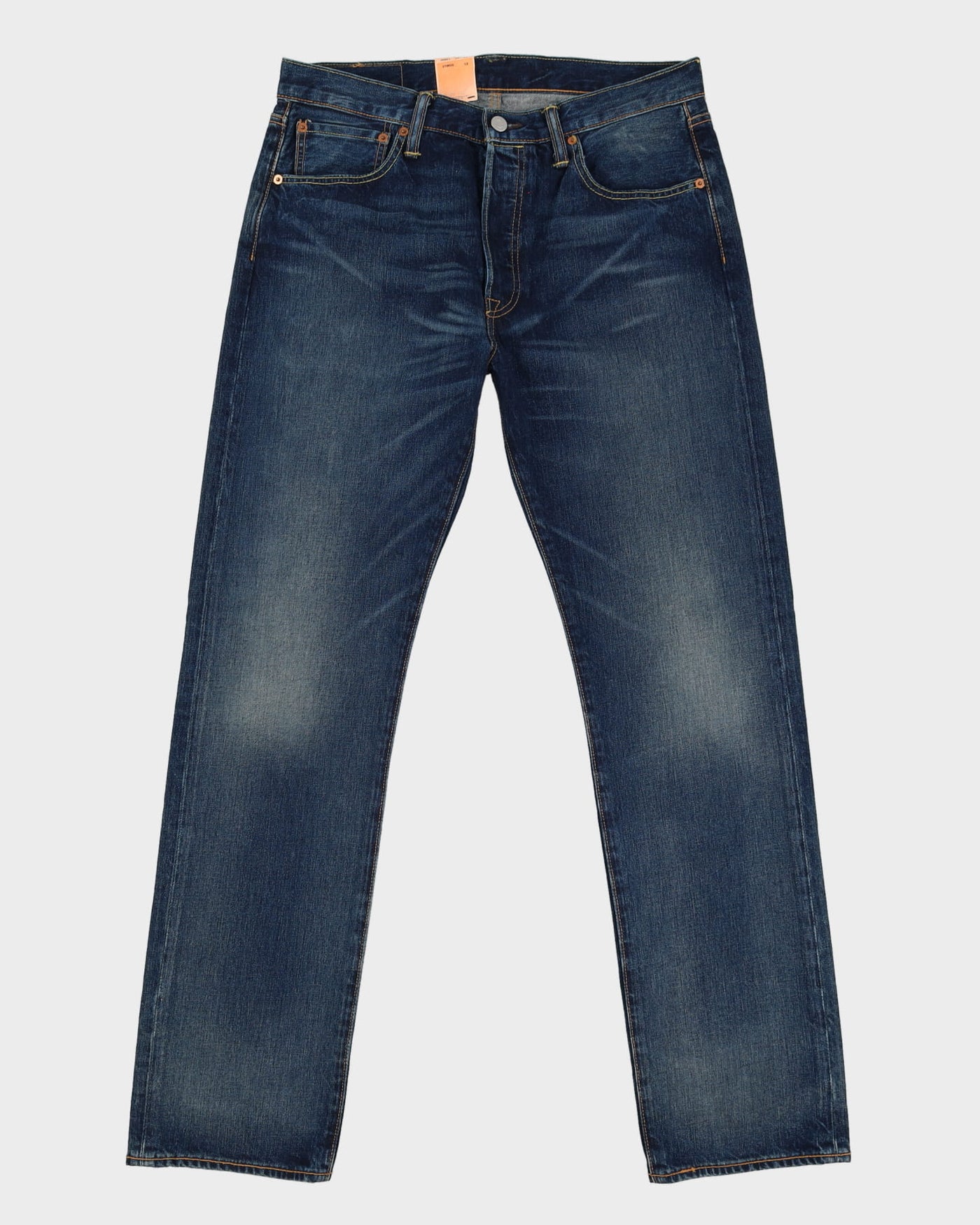 Deadstock With Tags Levi's 501 Dark Wash Blue Jeans - W32 L32