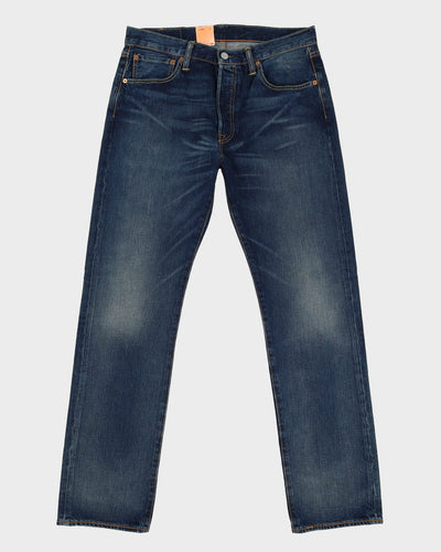 Deadstock With Tags Levi's 501 Dark Wash Blue Jeans - W32 L32